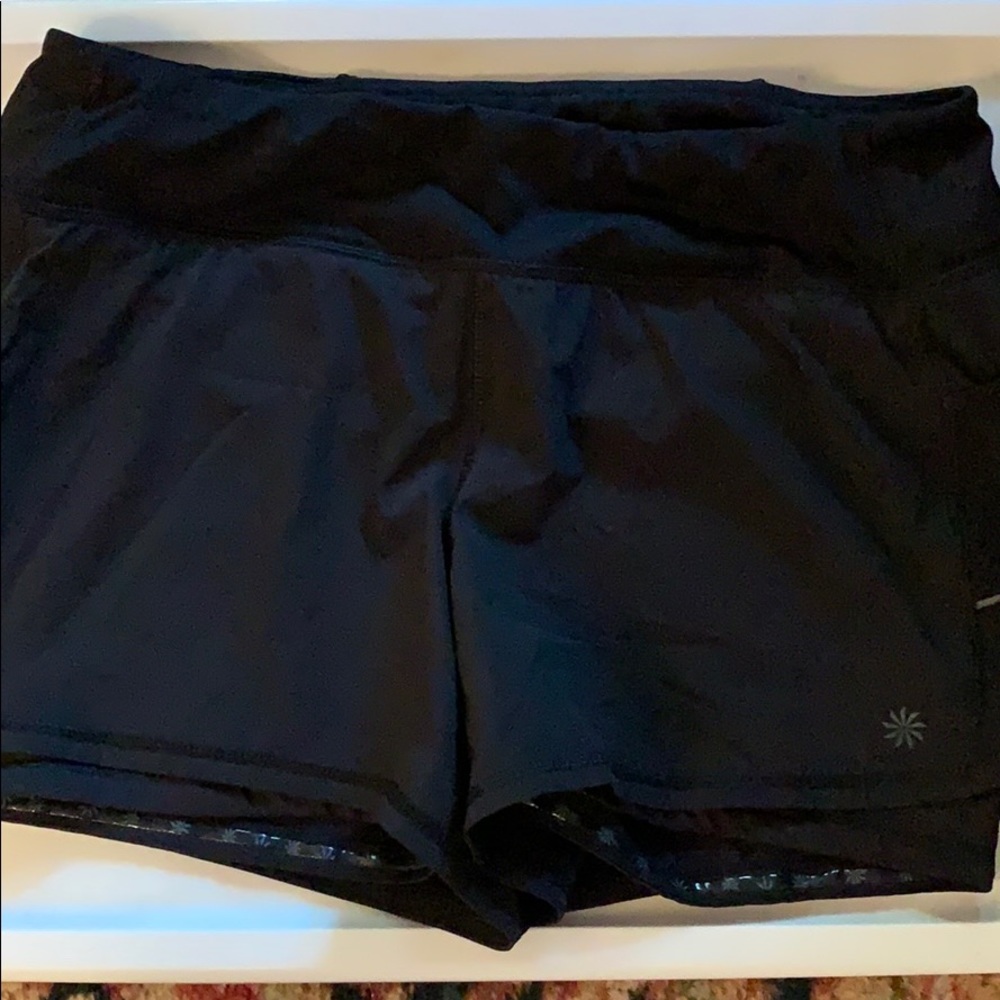Athleta Black Running Short